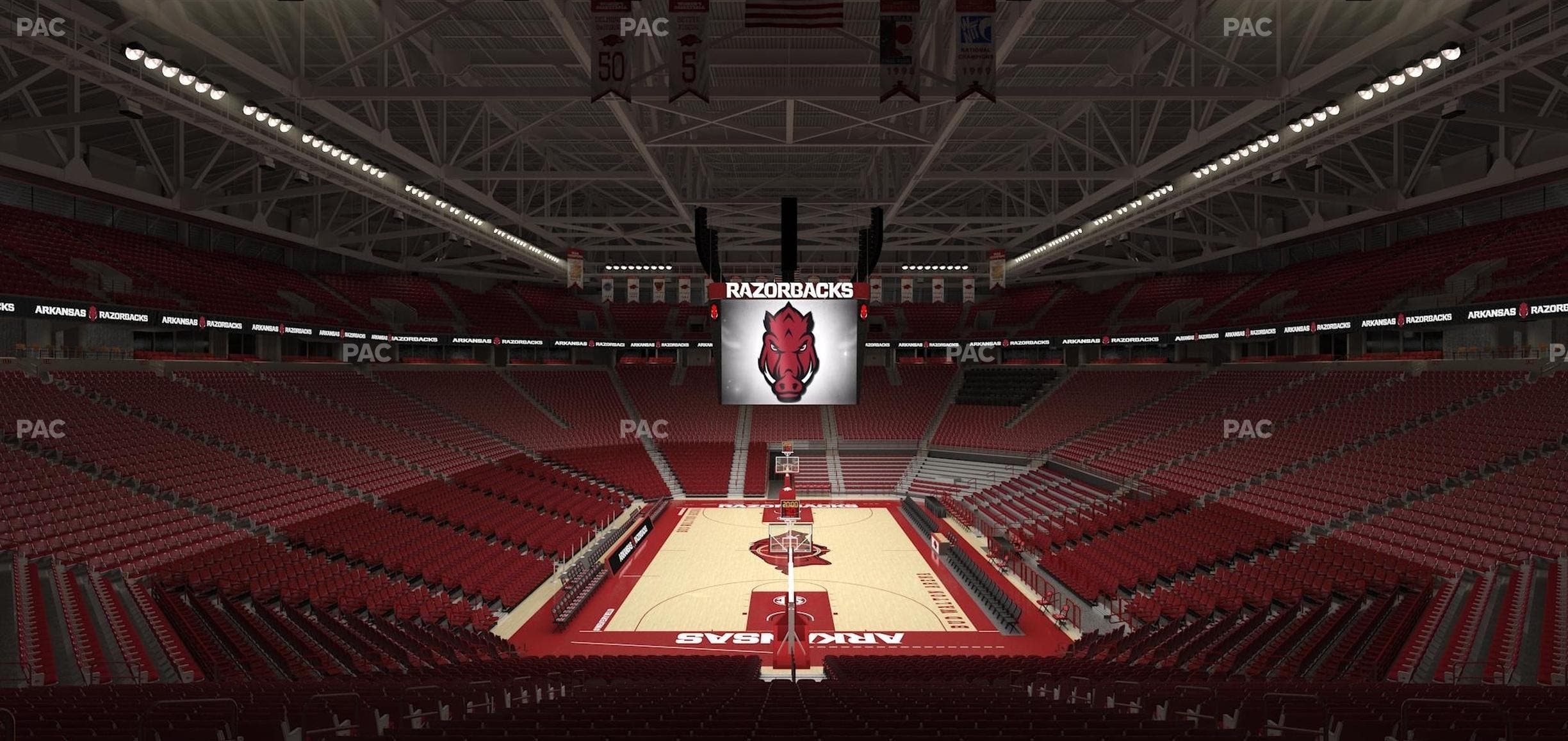 Bud Walton Arena - Section 109 Seat View