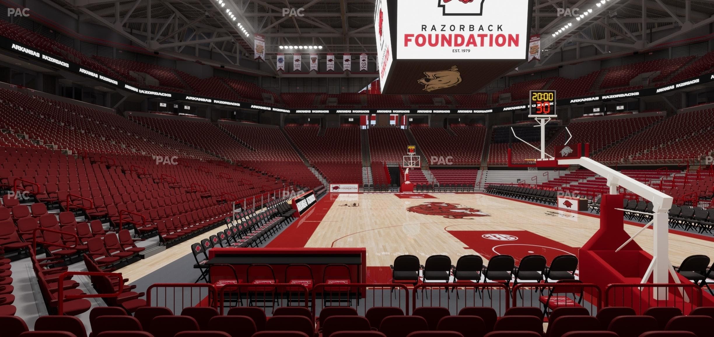 Bud Walton Arena - Section 110 Seat View
