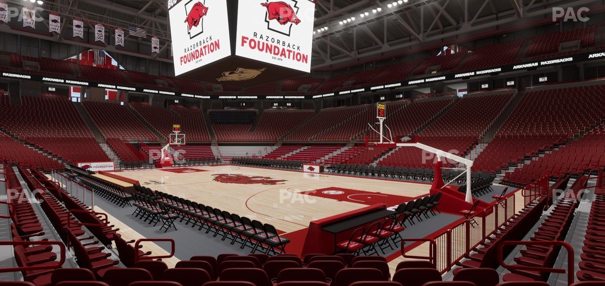 Bud Walton Arena - Section 112 Seat View