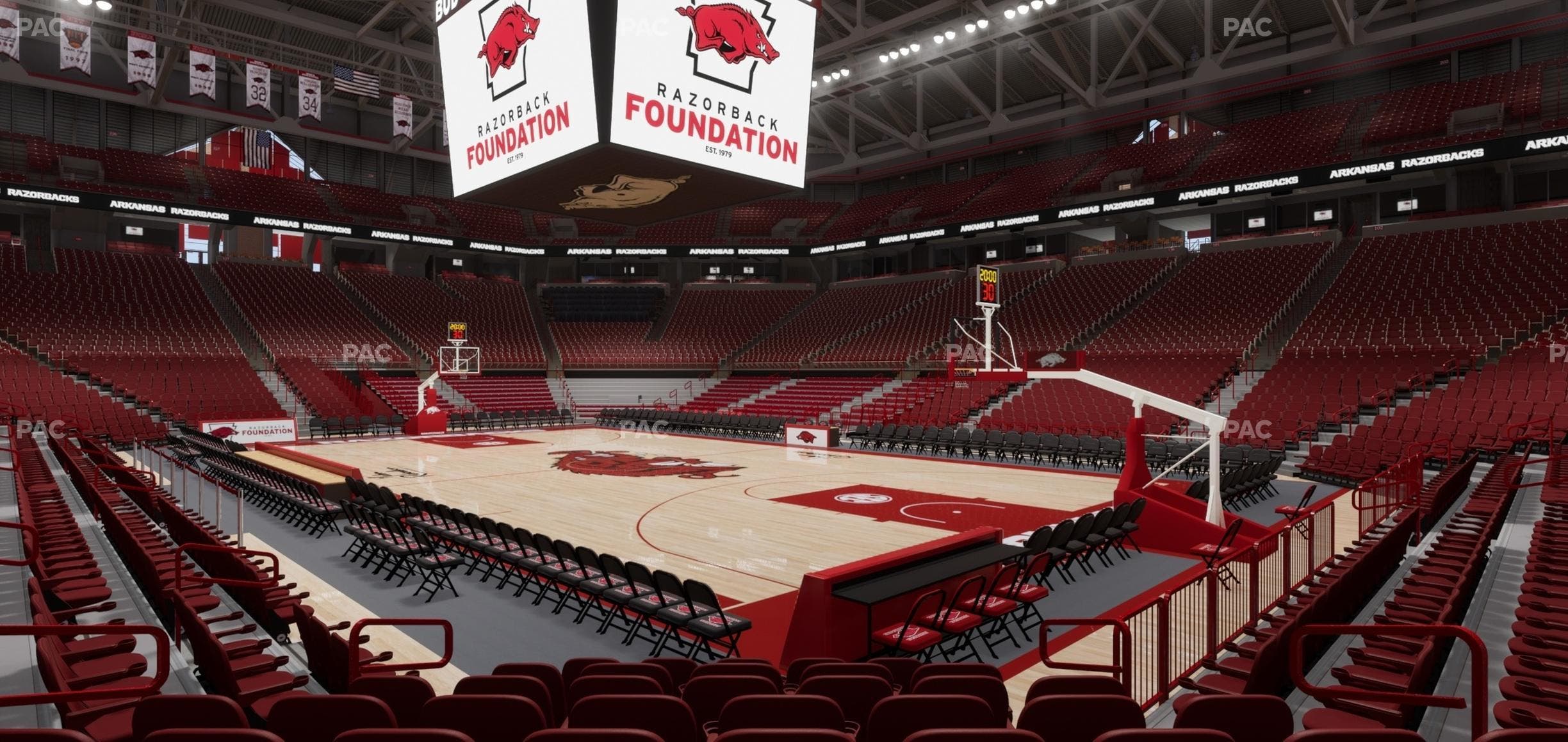 Bud Walton Arena - Section 112 Seat View