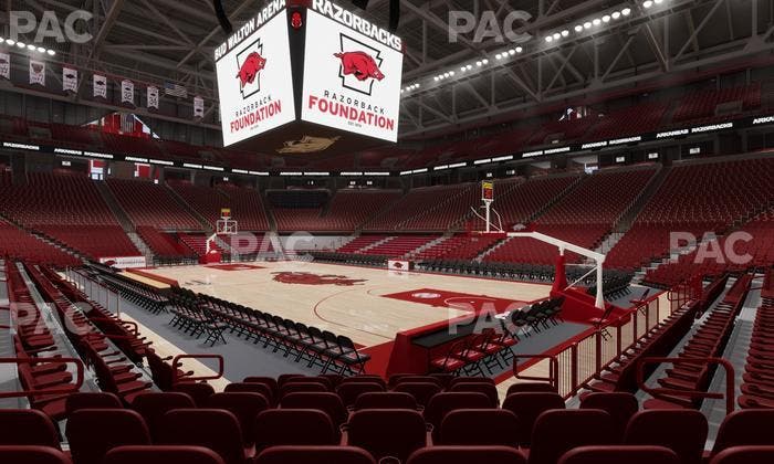 Bud Walton Arena - Section 112 Seat View
