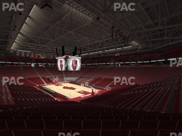 Bud Walton Arena - Section 112 Seat View