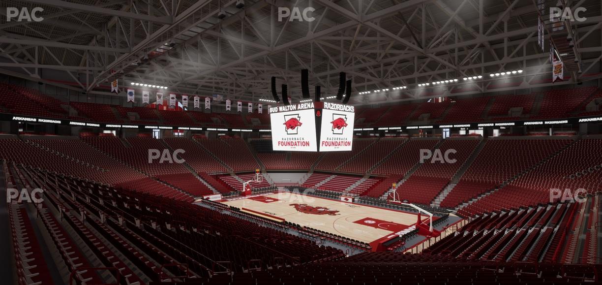 Bud Walton Arena - Section 113 Seat View