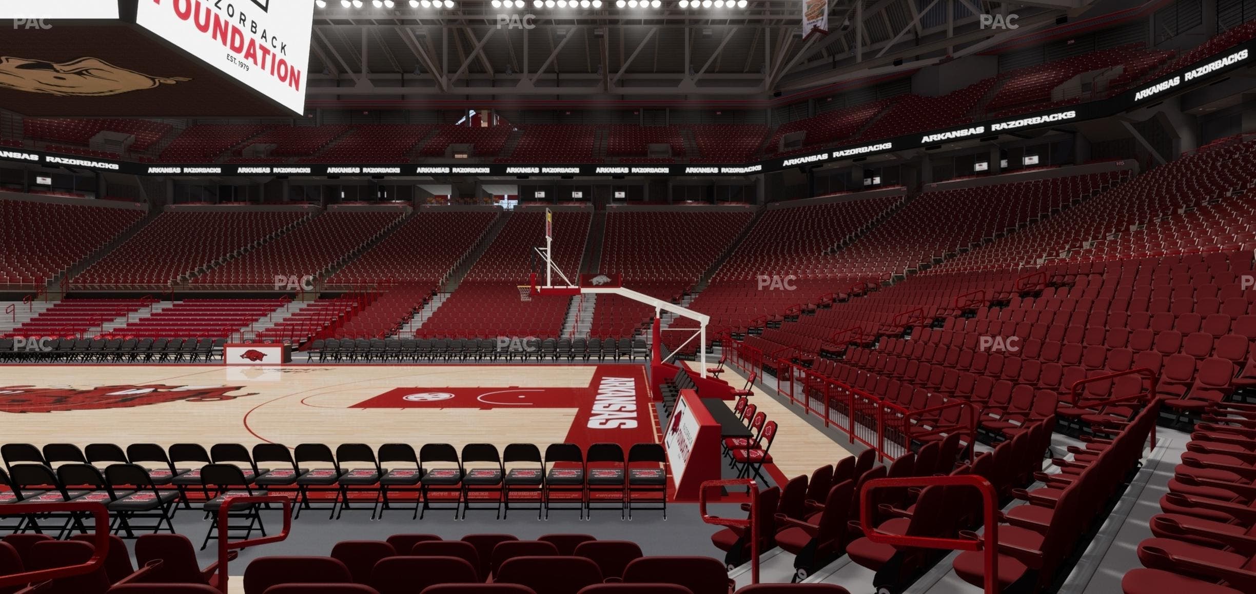 Bud Walton Arena - Section 115 Seat View