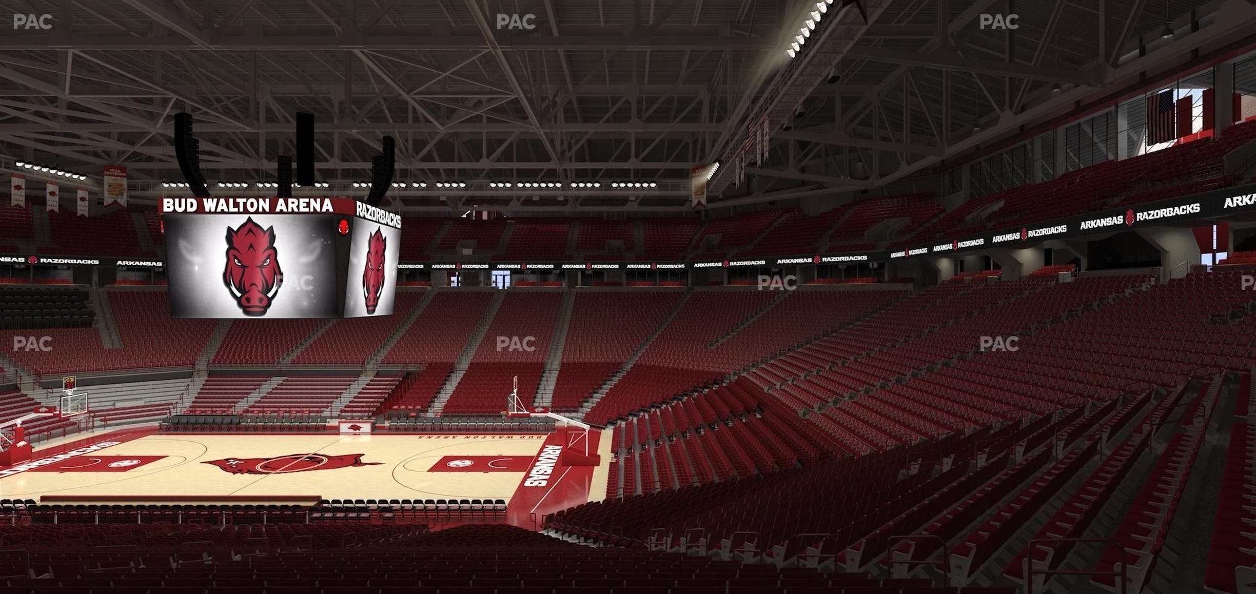Bud Walton Arena - Section 115 Seat View