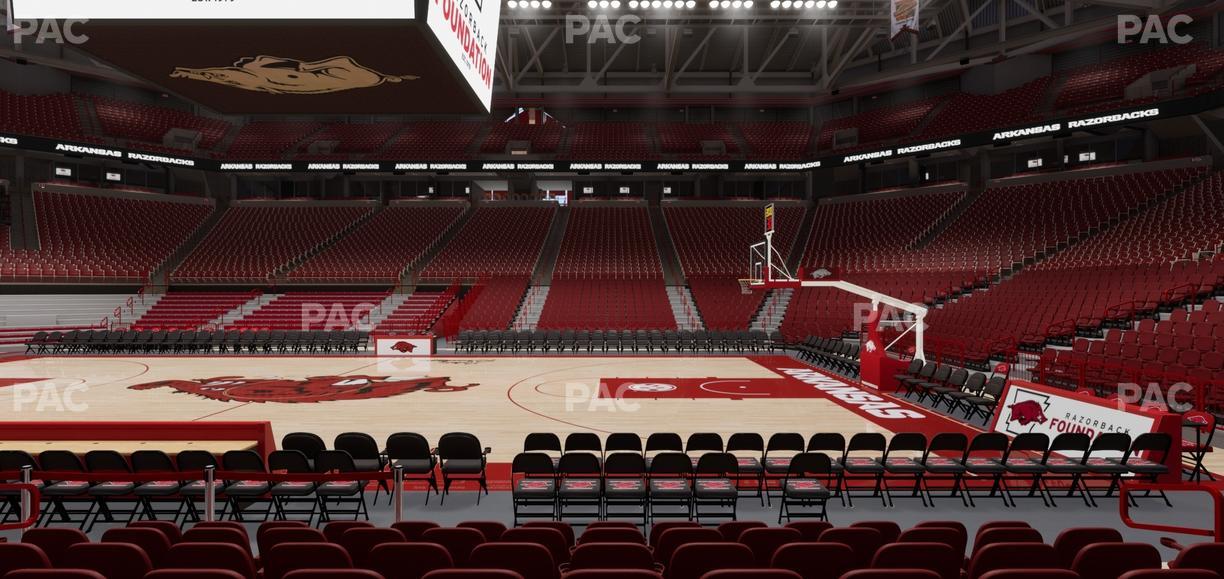Bud Walton Arena - Section 117 Seat View