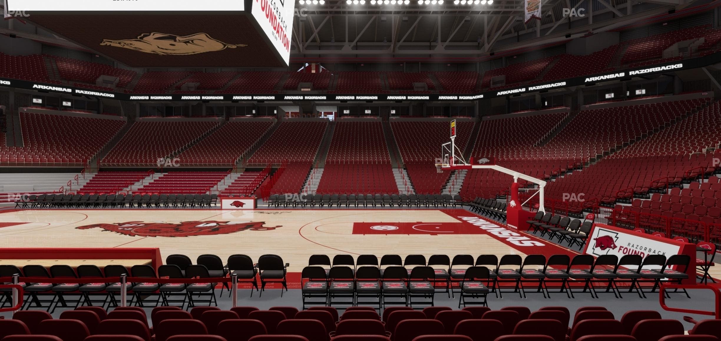 Bud Walton Arena - Section 117 Seat View