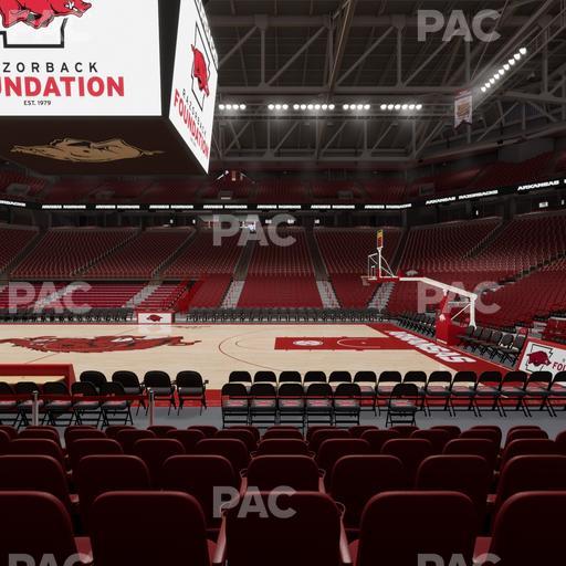 Bud Walton Arena - Section 117 Seat View
