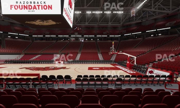 Bud Walton Arena - Section 117 Seat View