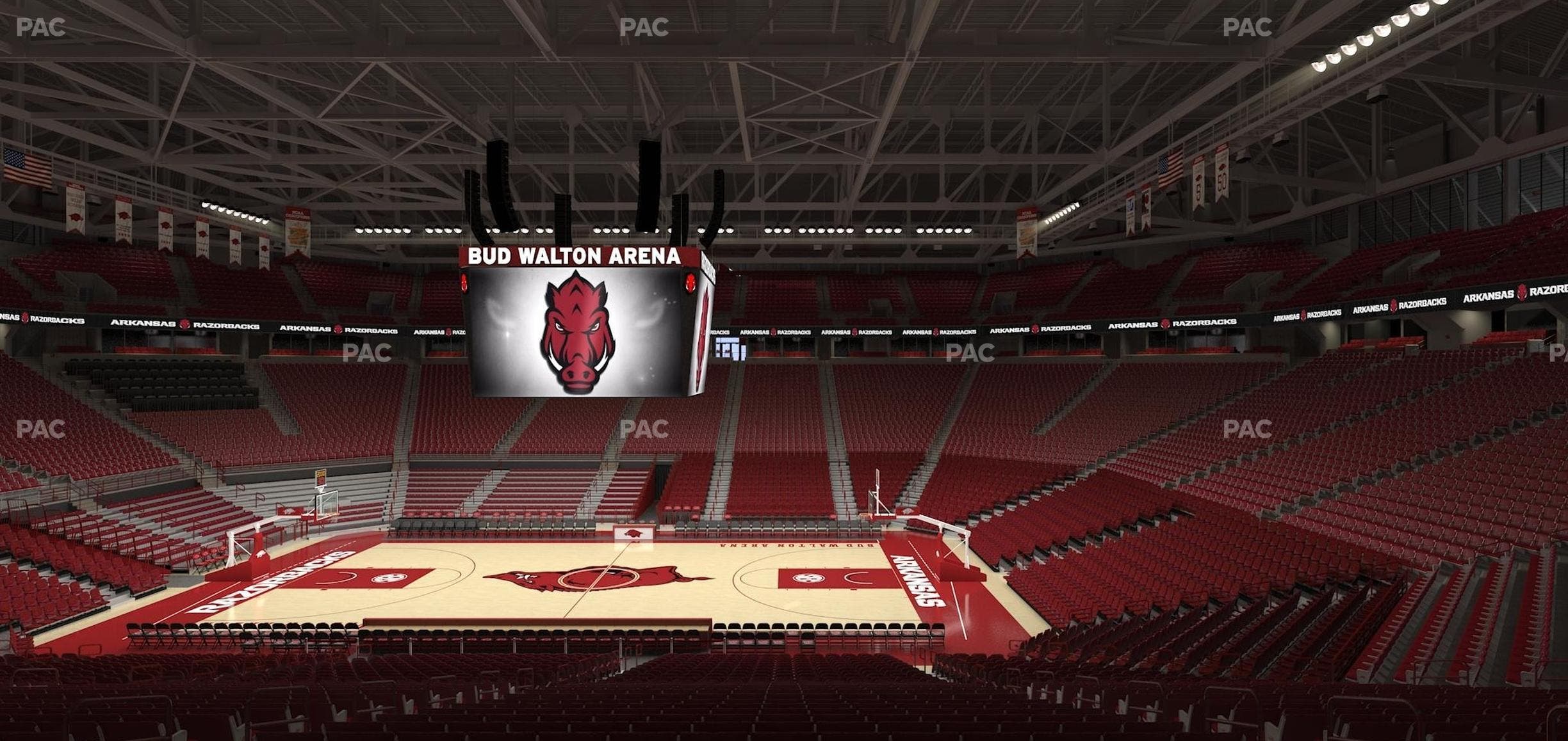 Bud Walton Arena - Section 117 Seat View