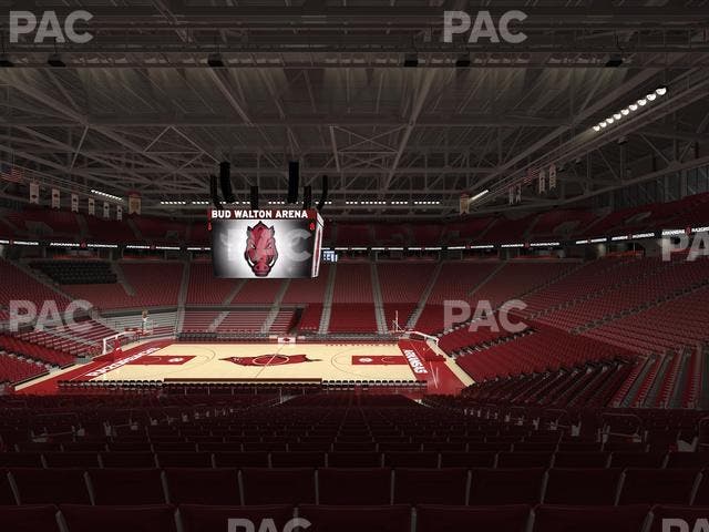 Bud Walton Arena - Section 117 Seat View