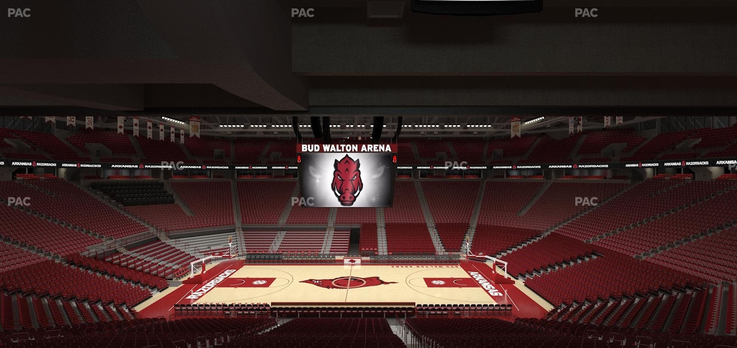 Bud Walton Arena - Section 118 Wc Seat View