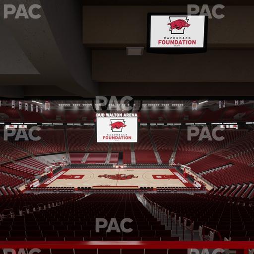Bud Walton Arena - Section 118 Wc Seat View