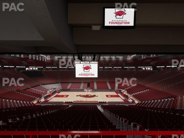 Bud Walton Arena - Section 118 Wc Seat View
