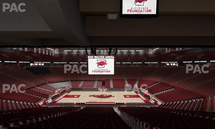 Bud Walton Arena - Section 118 Wc Seat View