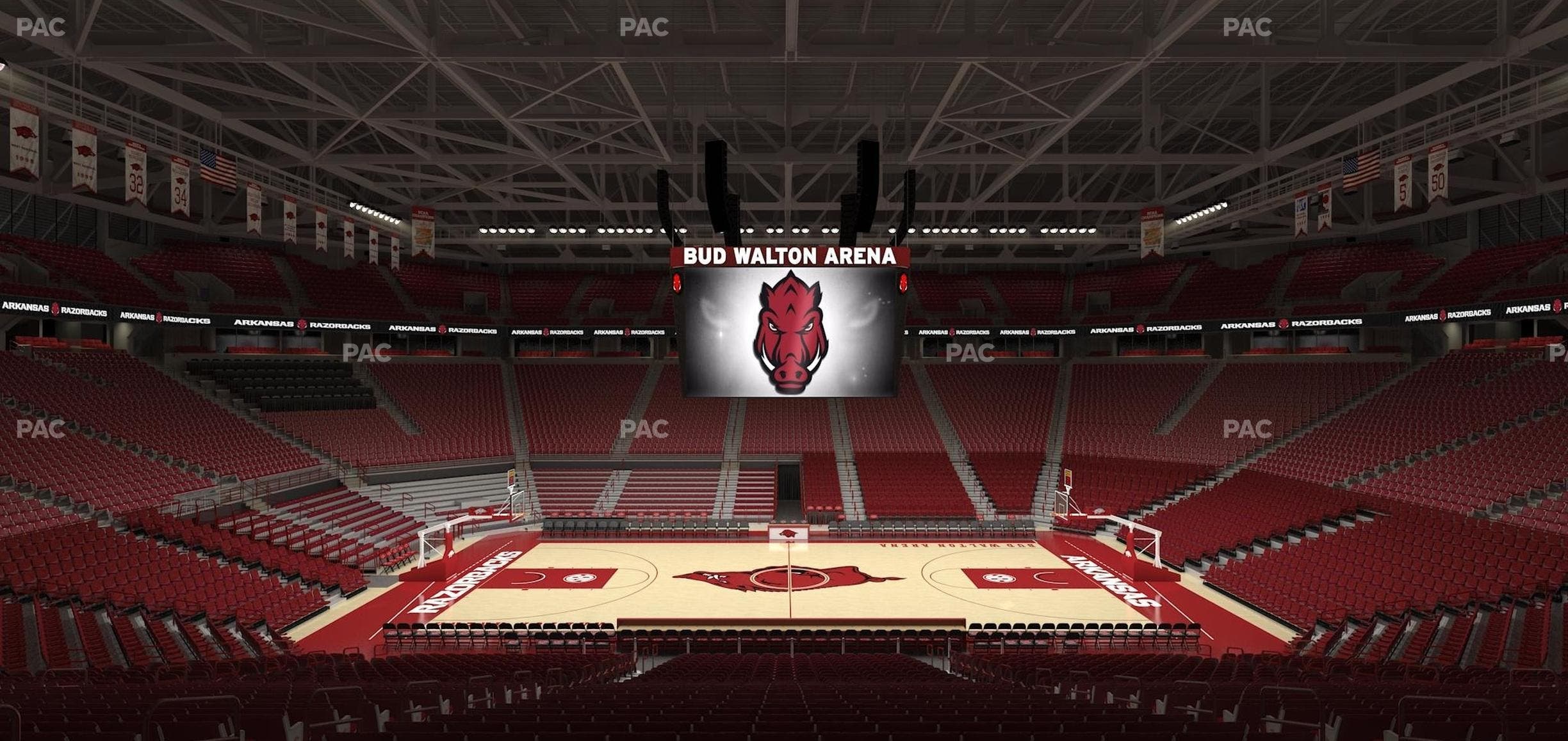 Bud Walton Arena - Section 118 Seat View
