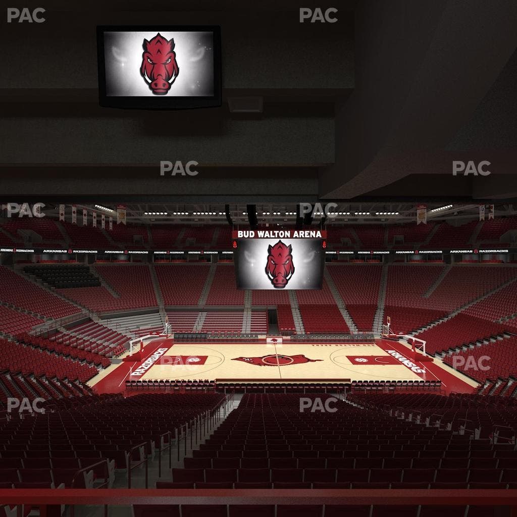 Bud Walton Arena - Section 119 Wc Seat View