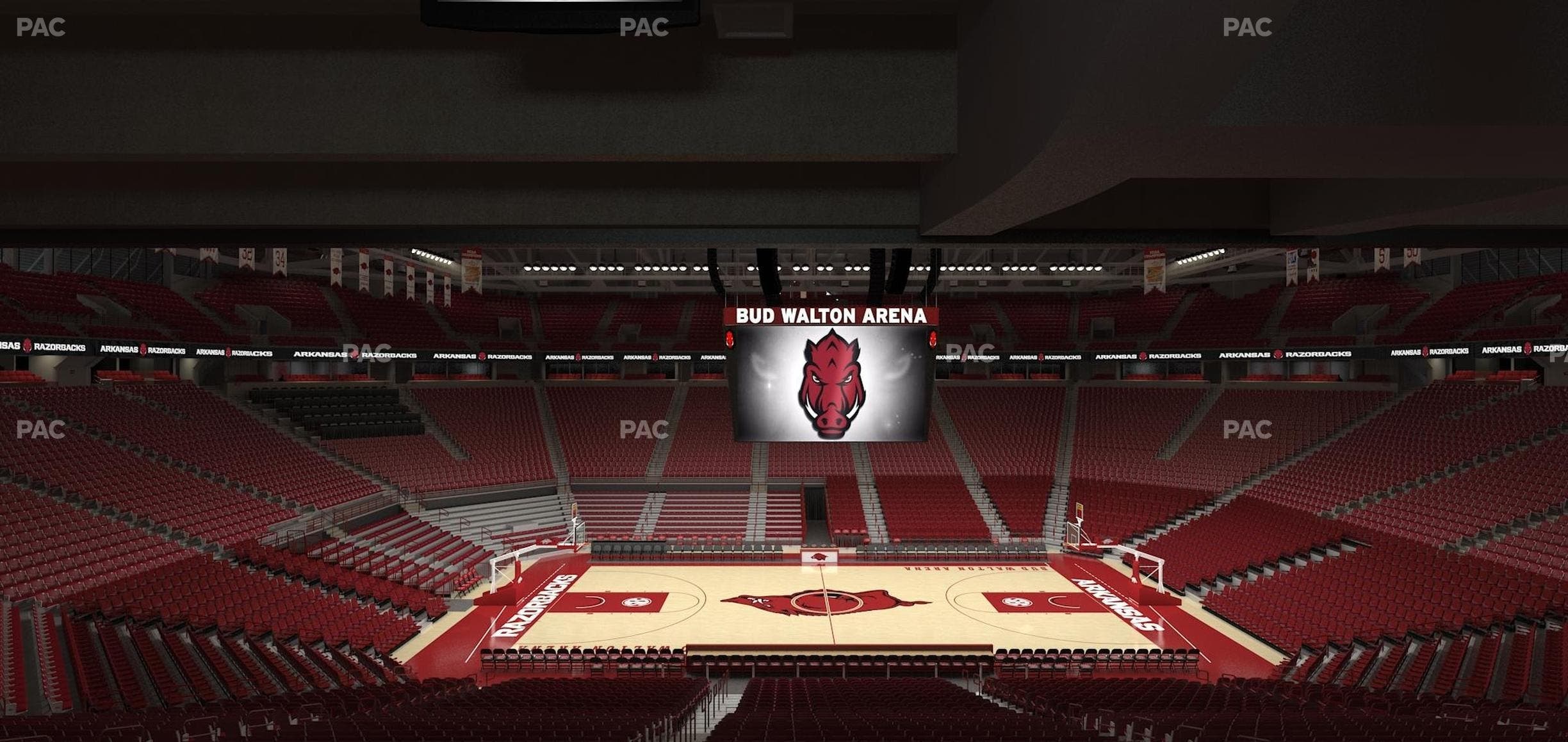 Bud Walton Arena - Section 119 Wc Seat View