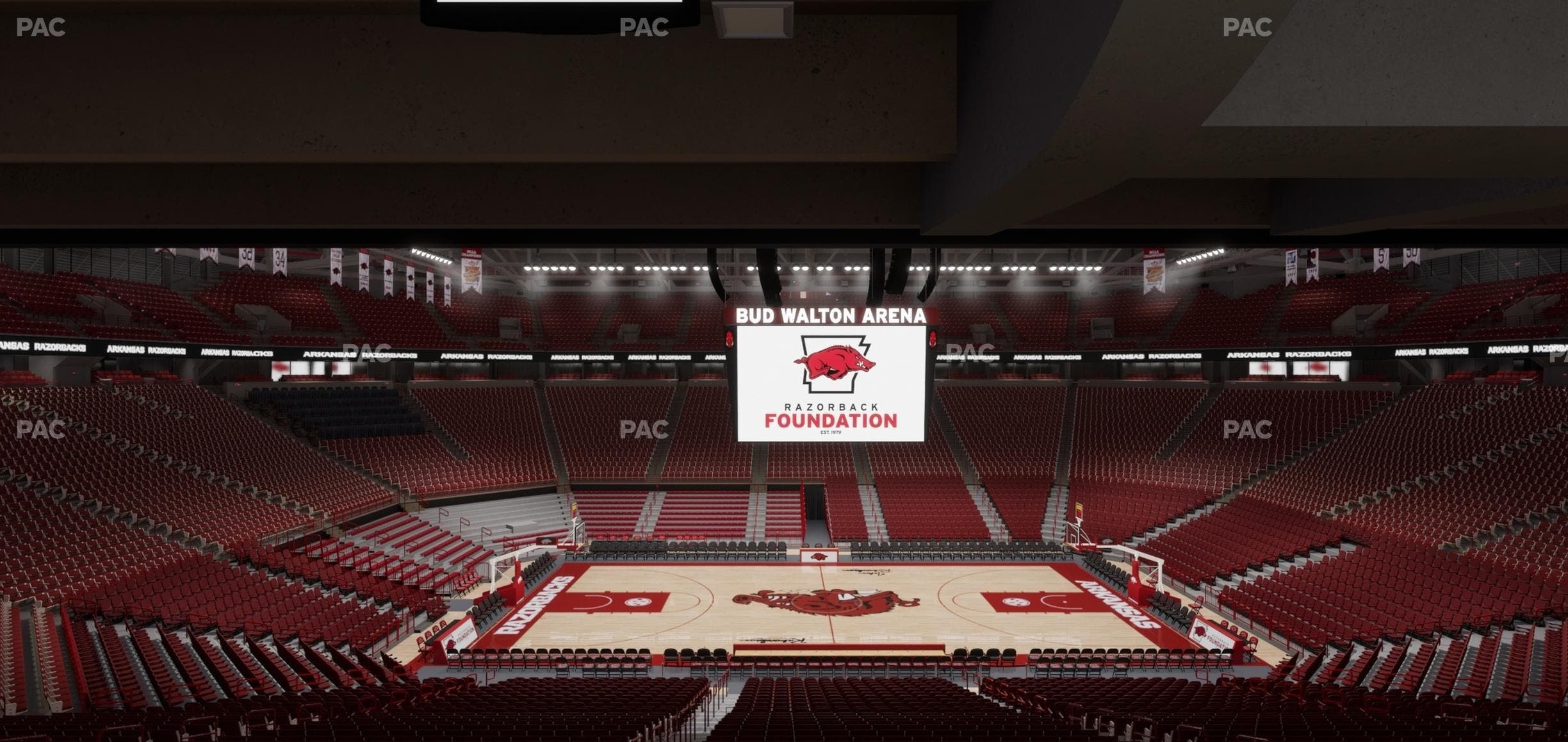 Bud Walton Arena - Section 119 Wc Seat View