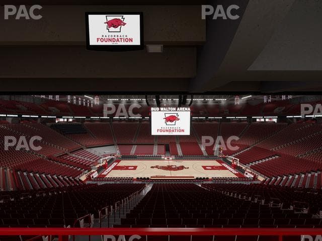 Bud Walton Arena - Section 119 Wc Seat View