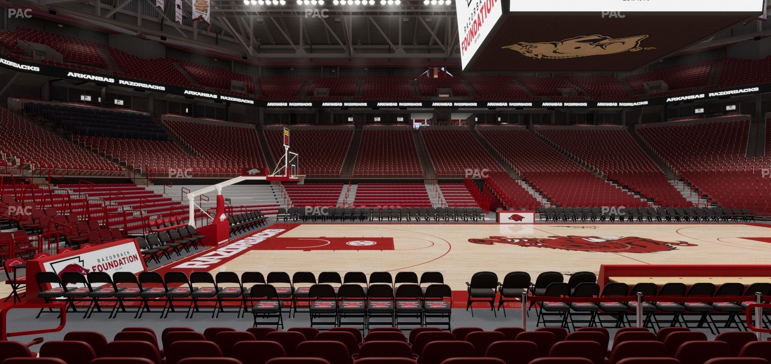 Bud Walton Arena - Section 119 Seat View
