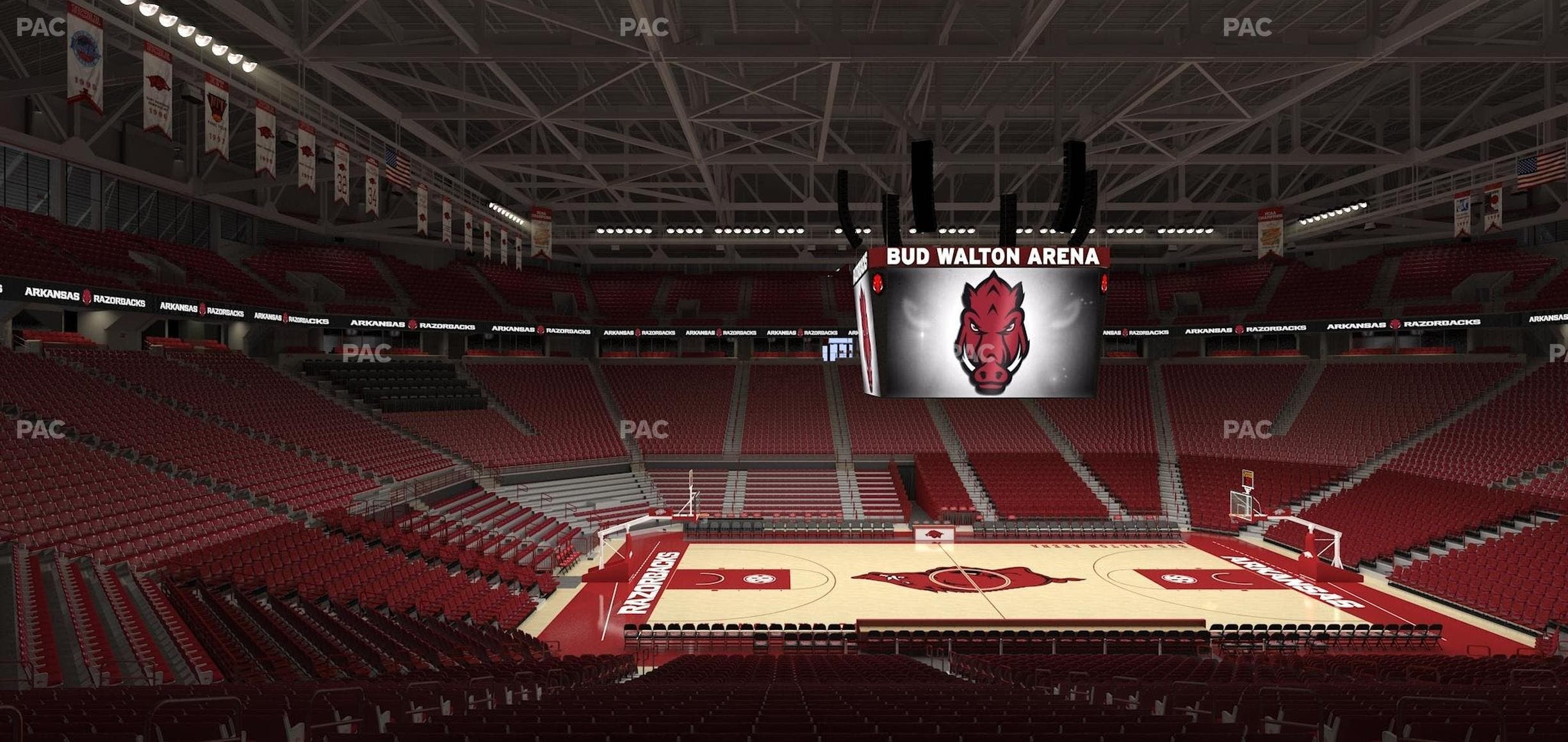 Bud Walton Arena - Section 119 Seat View