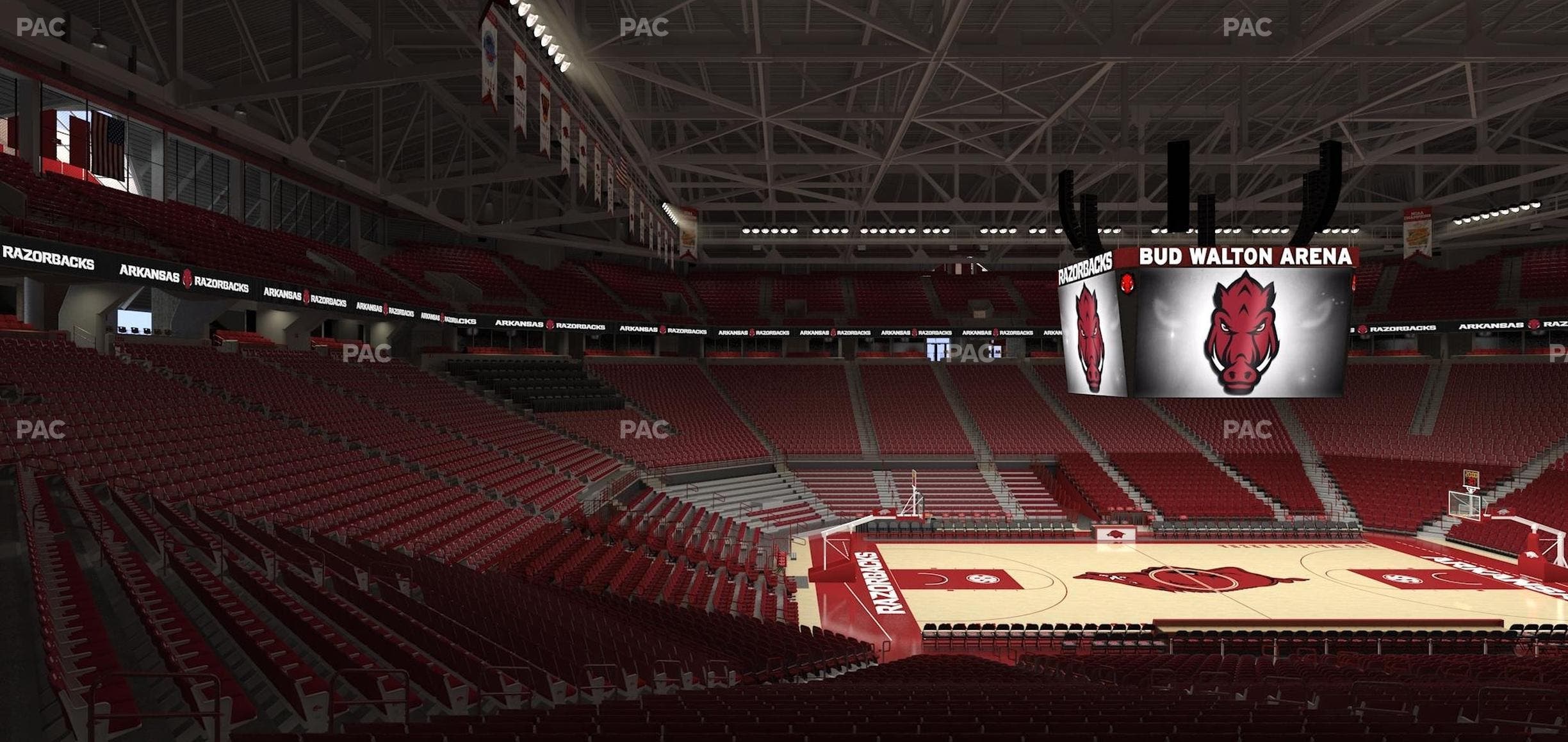 Bud Walton Arena - Section 120 Seat View