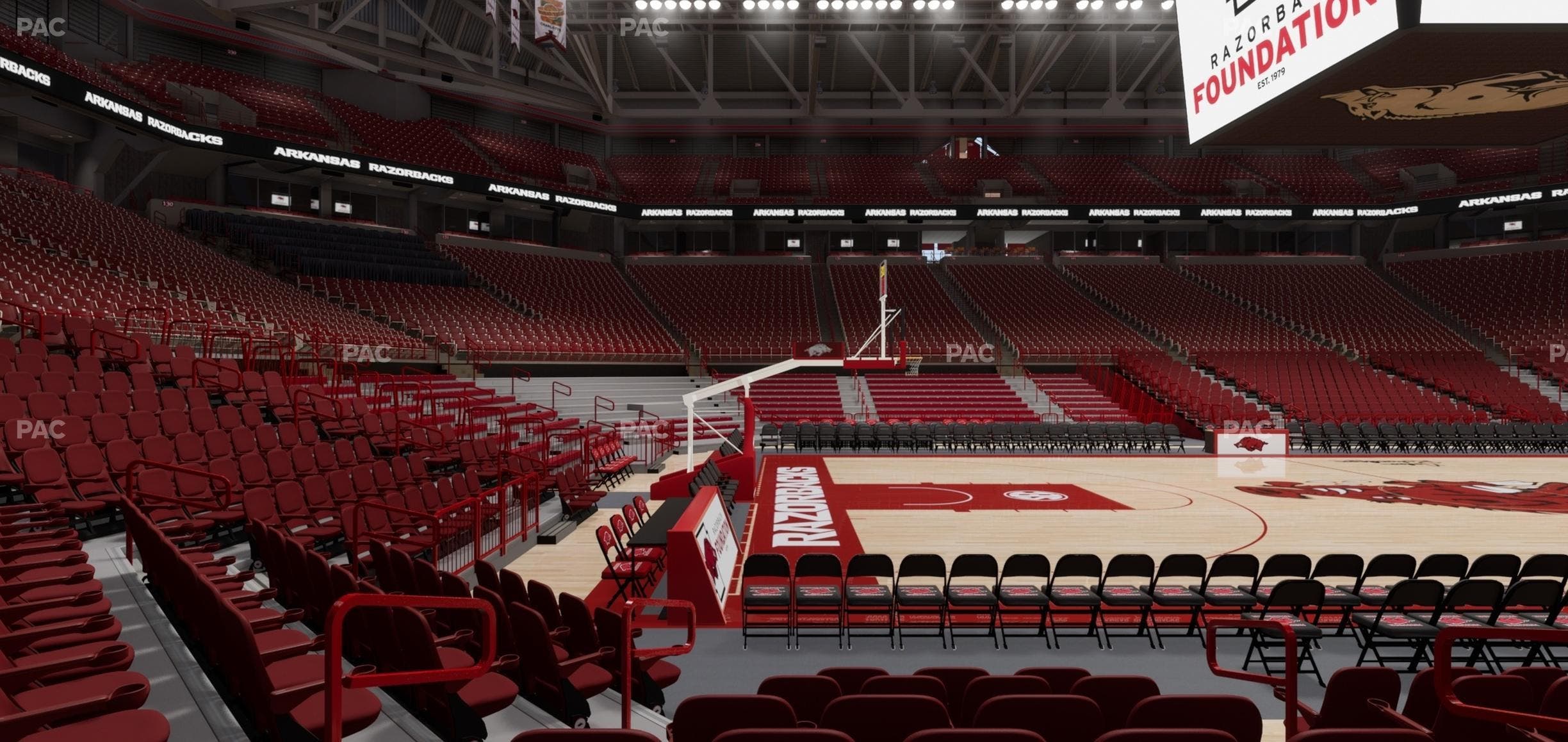 Bud Walton Arena - Section 120 Seat View