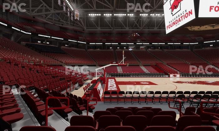 Bud Walton Arena - Section 120 Seat View