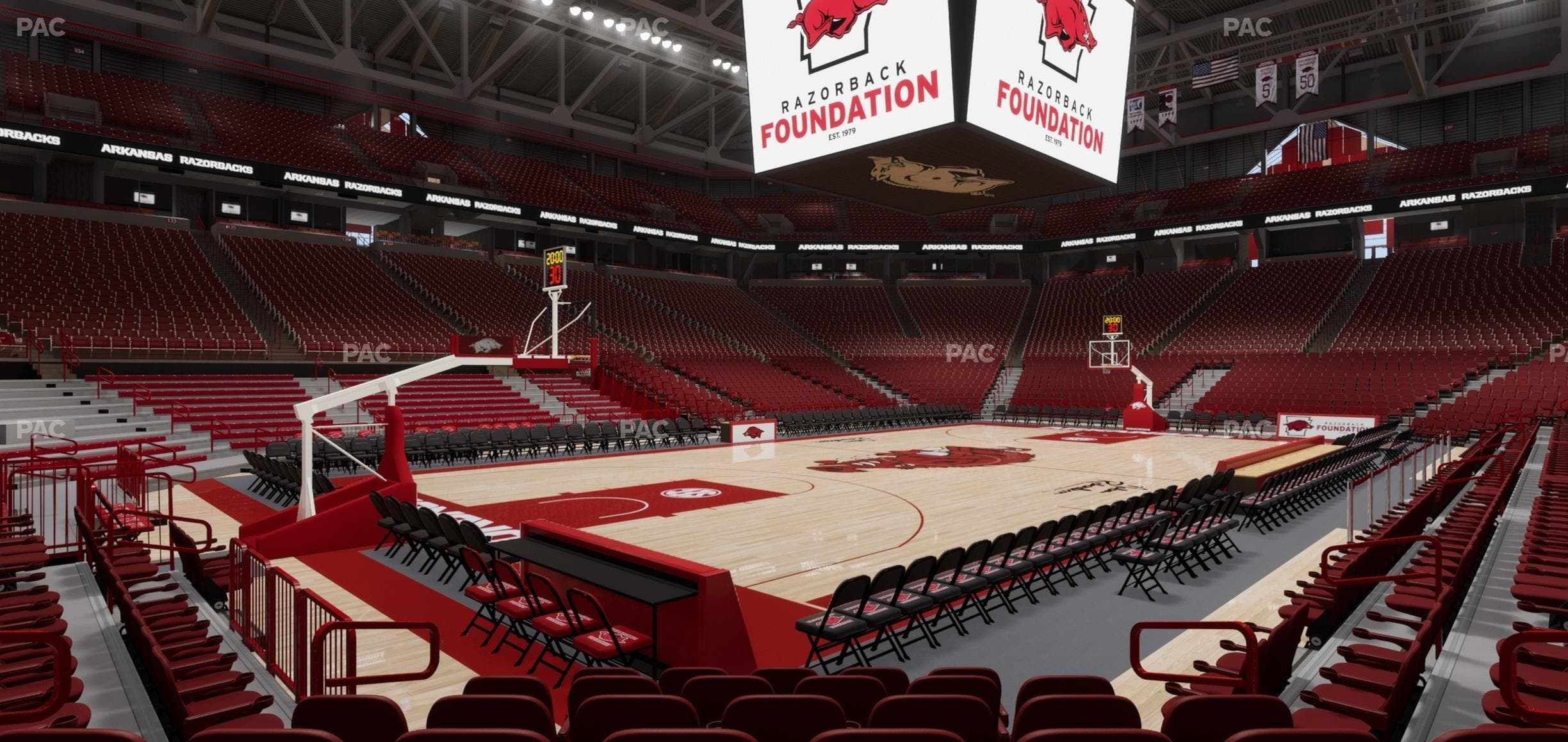 Bud Walton Arena - Section 122 Seat View