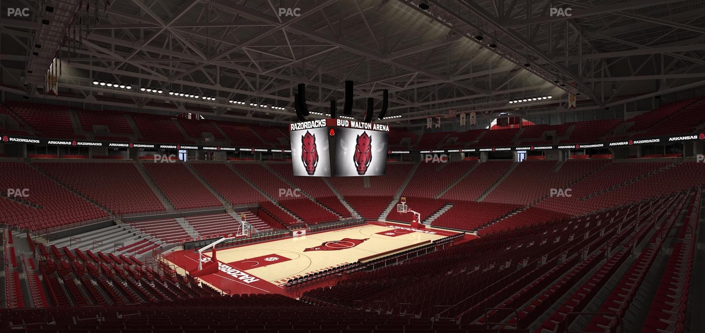 Bud Walton Arena - Section 122 Seat View