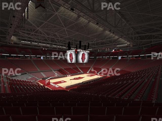 Bud Walton Arena - Section 122 Seat View