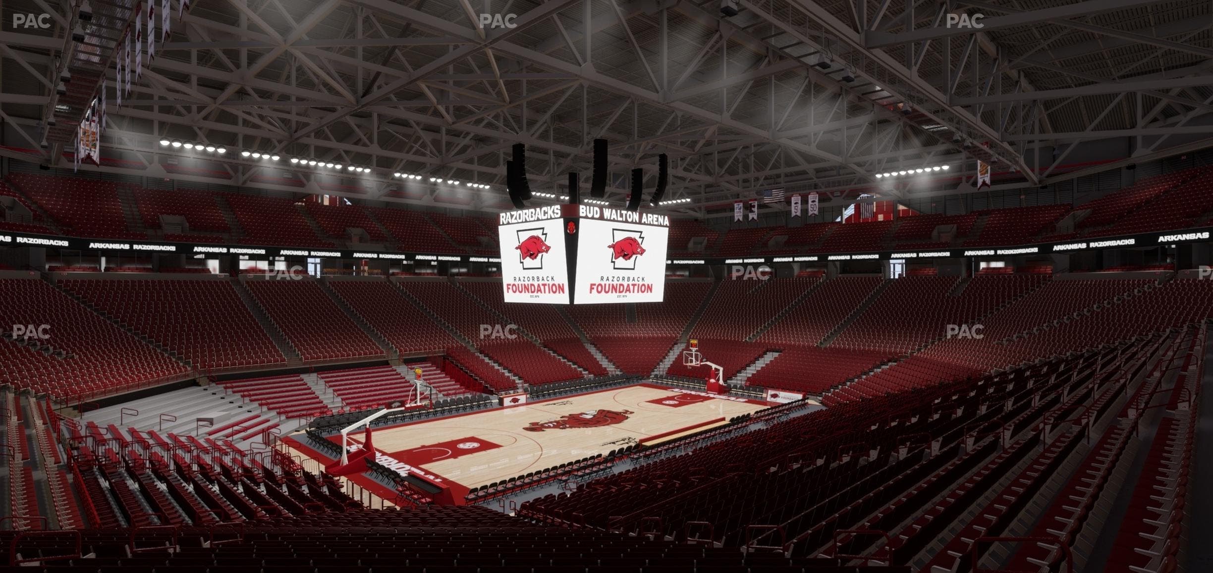 Bud Walton Arena - Section 122 Seat View