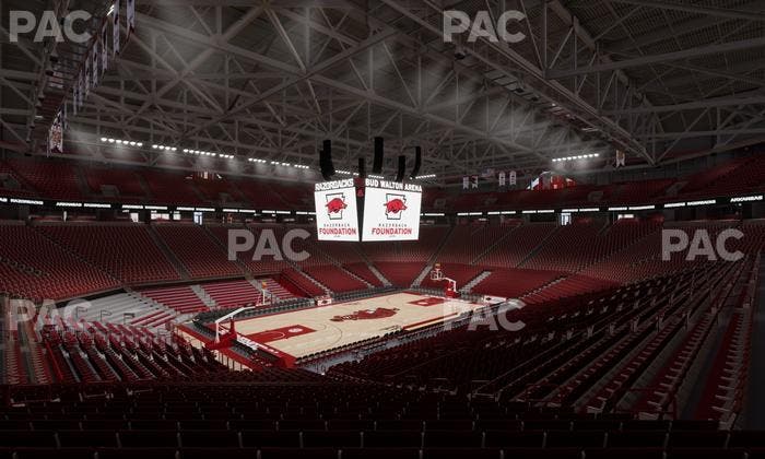 Bud Walton Arena - Section 122 Seat View