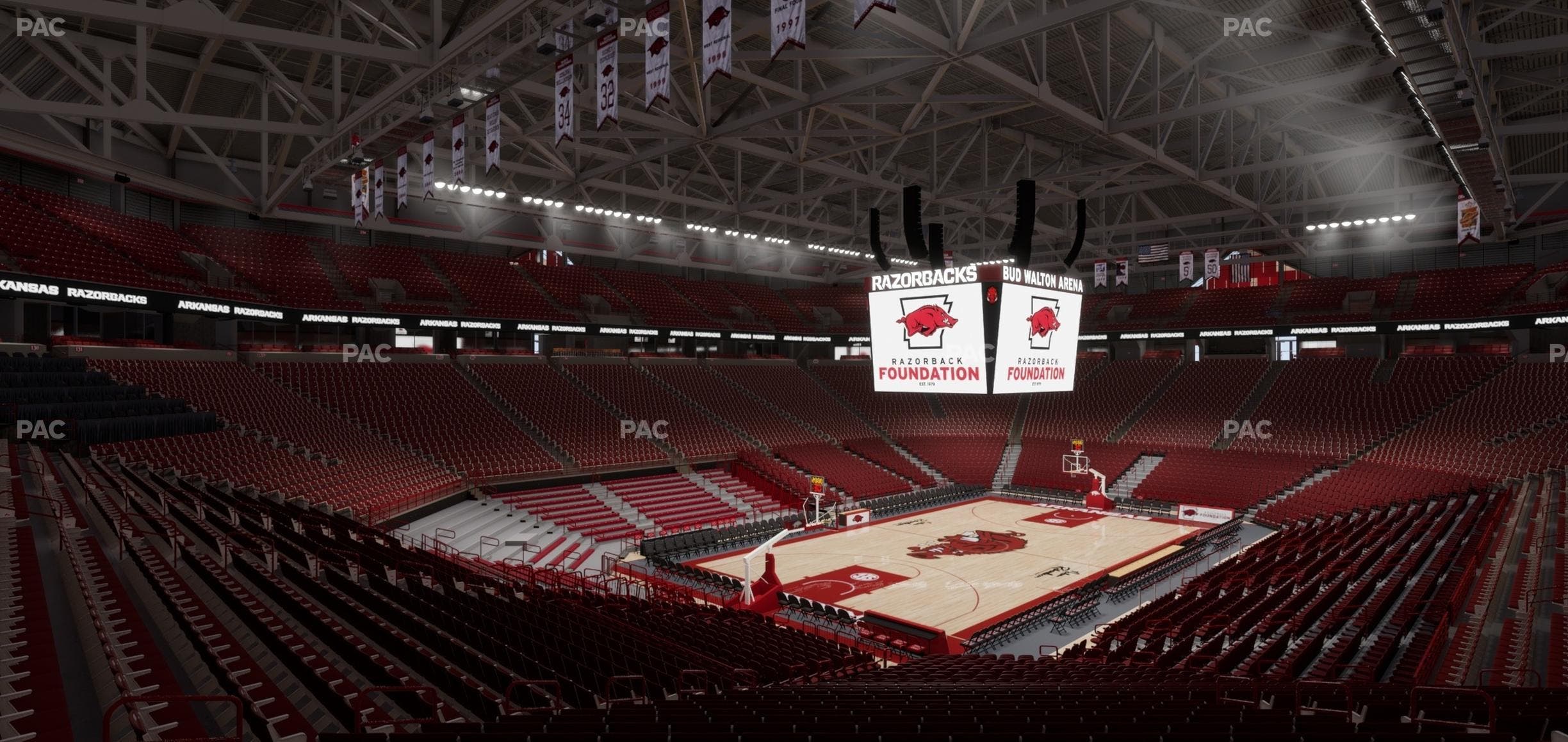 Bud Walton Arena - Section 123 Seat View