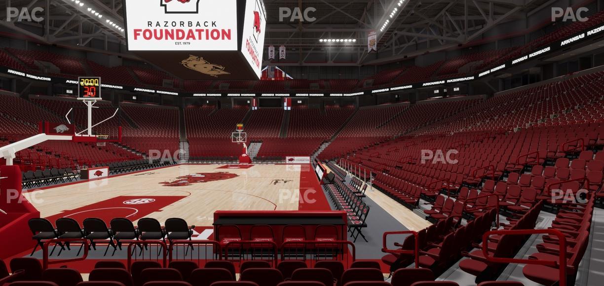 Bud Walton Arena - Section 125 Seat View