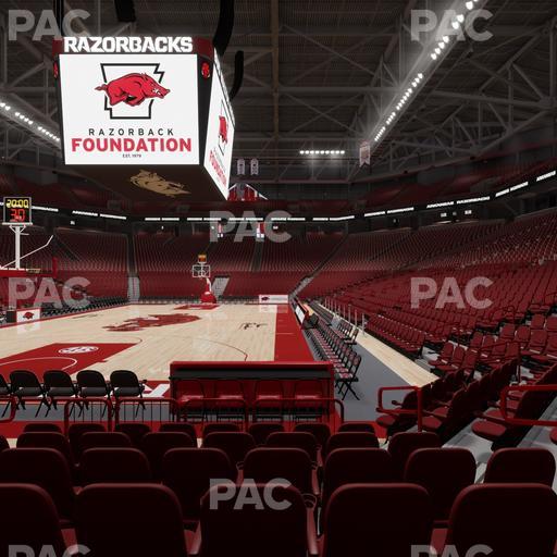 Bud Walton Arena - Section 125 Seat View