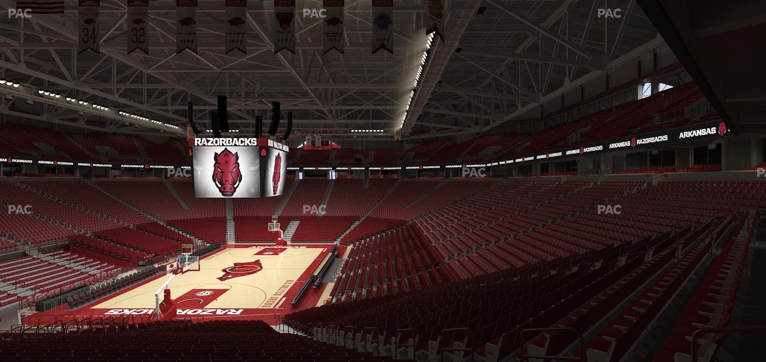 Bud Walton Arena - Section 125 Seat View