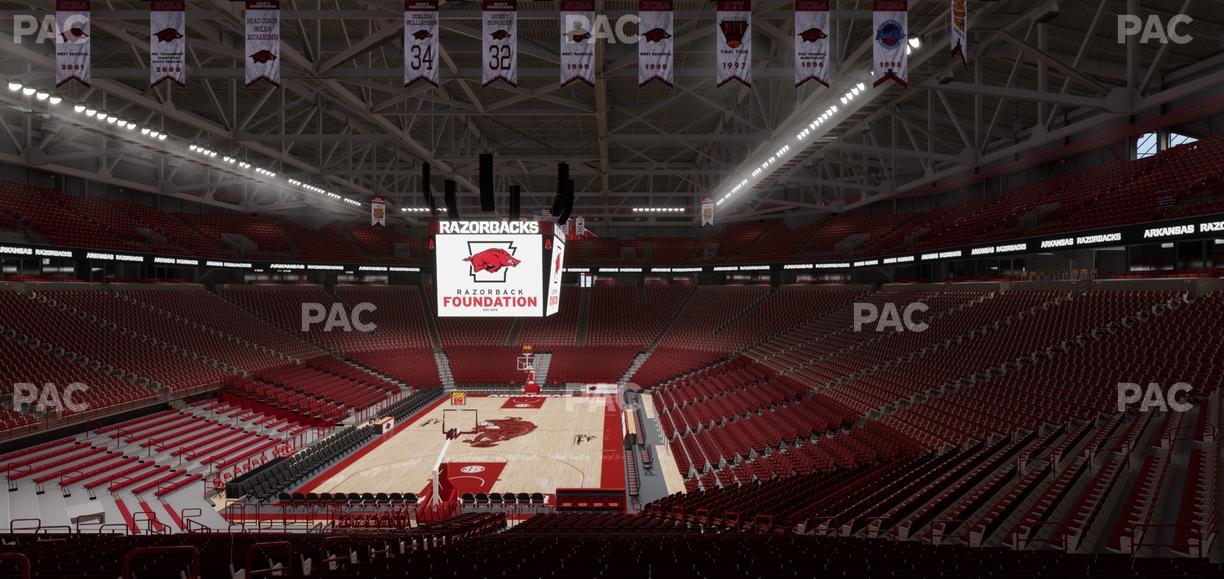 Bud Walton Arena - Section 126 Seat View