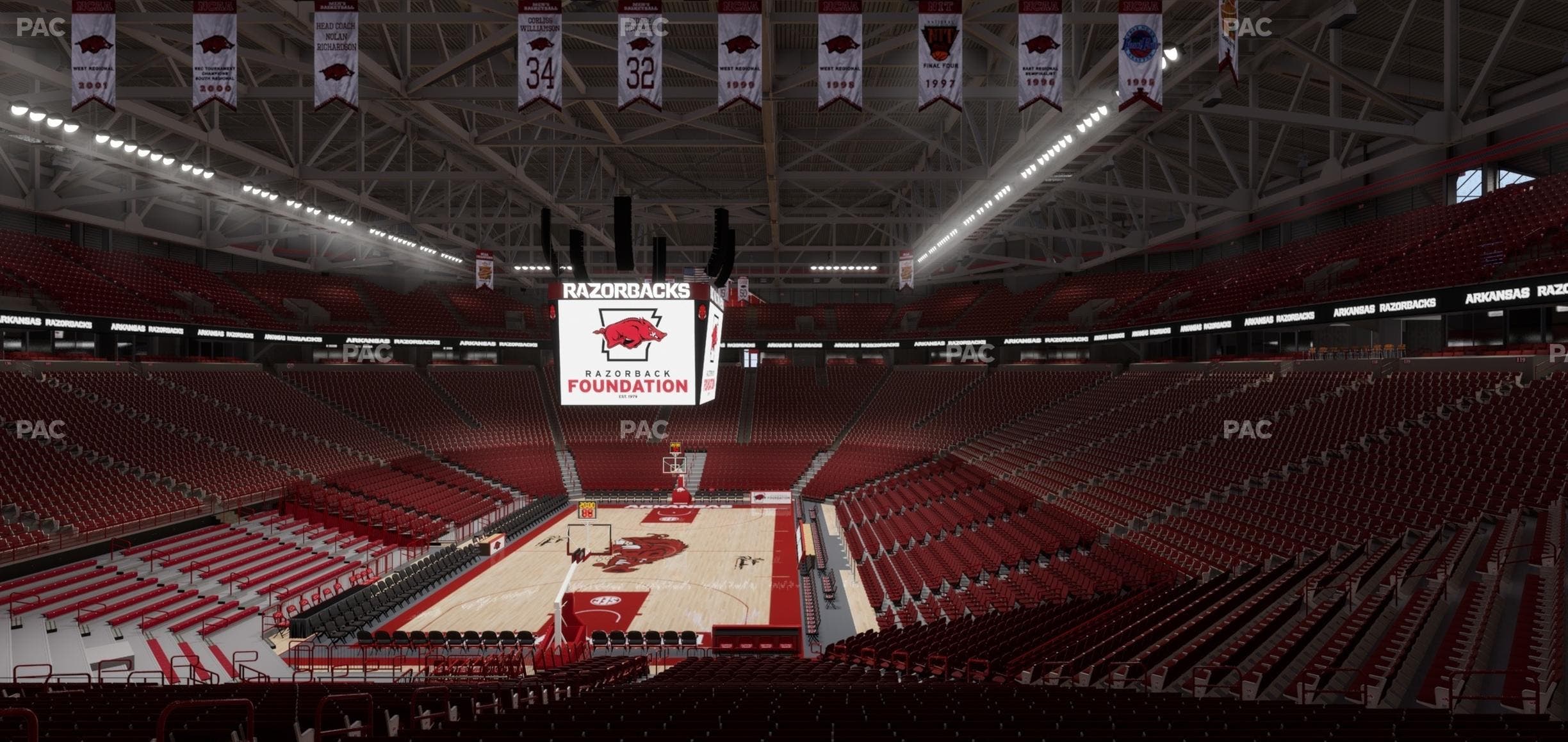 Bud Walton Arena - Section 126 Seat View