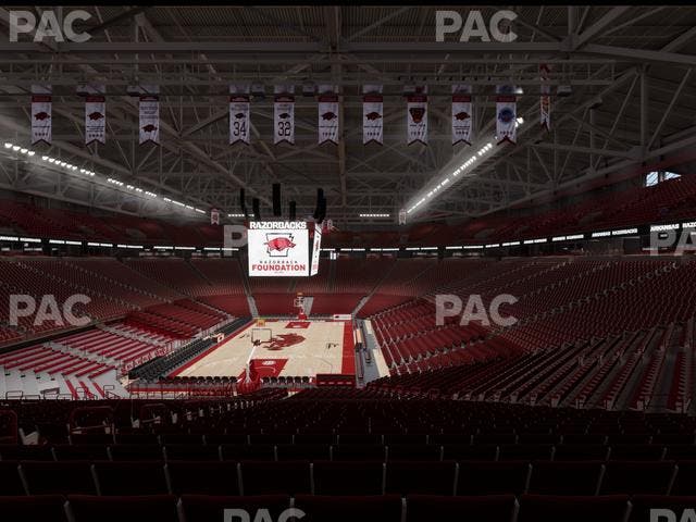 Bud Walton Arena - Section 126 Seat View