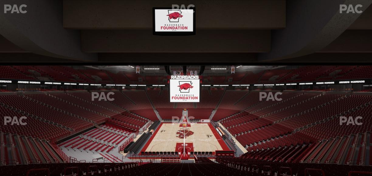 Bud Walton Arena - Section 127 Wc Seat View