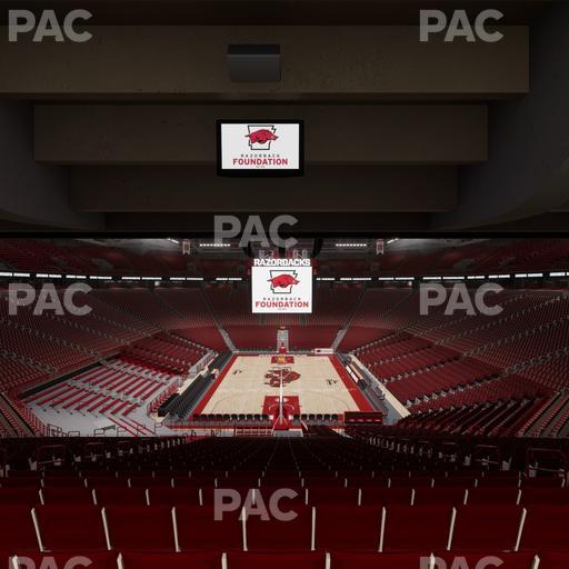 Bud Walton Arena - Section 127 Wc Seat View