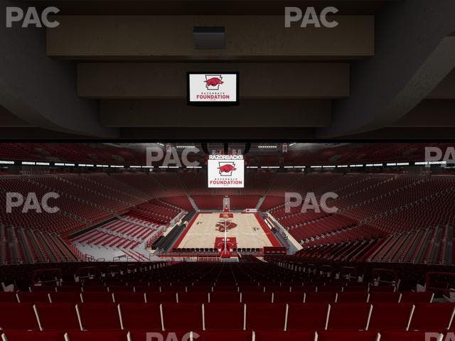 Bud Walton Arena - Section 127 Wc Seat View