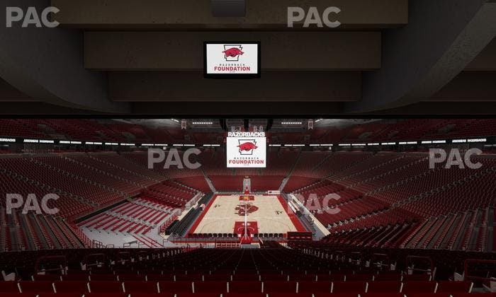 Bud Walton Arena - Section 127 Wc Seat View