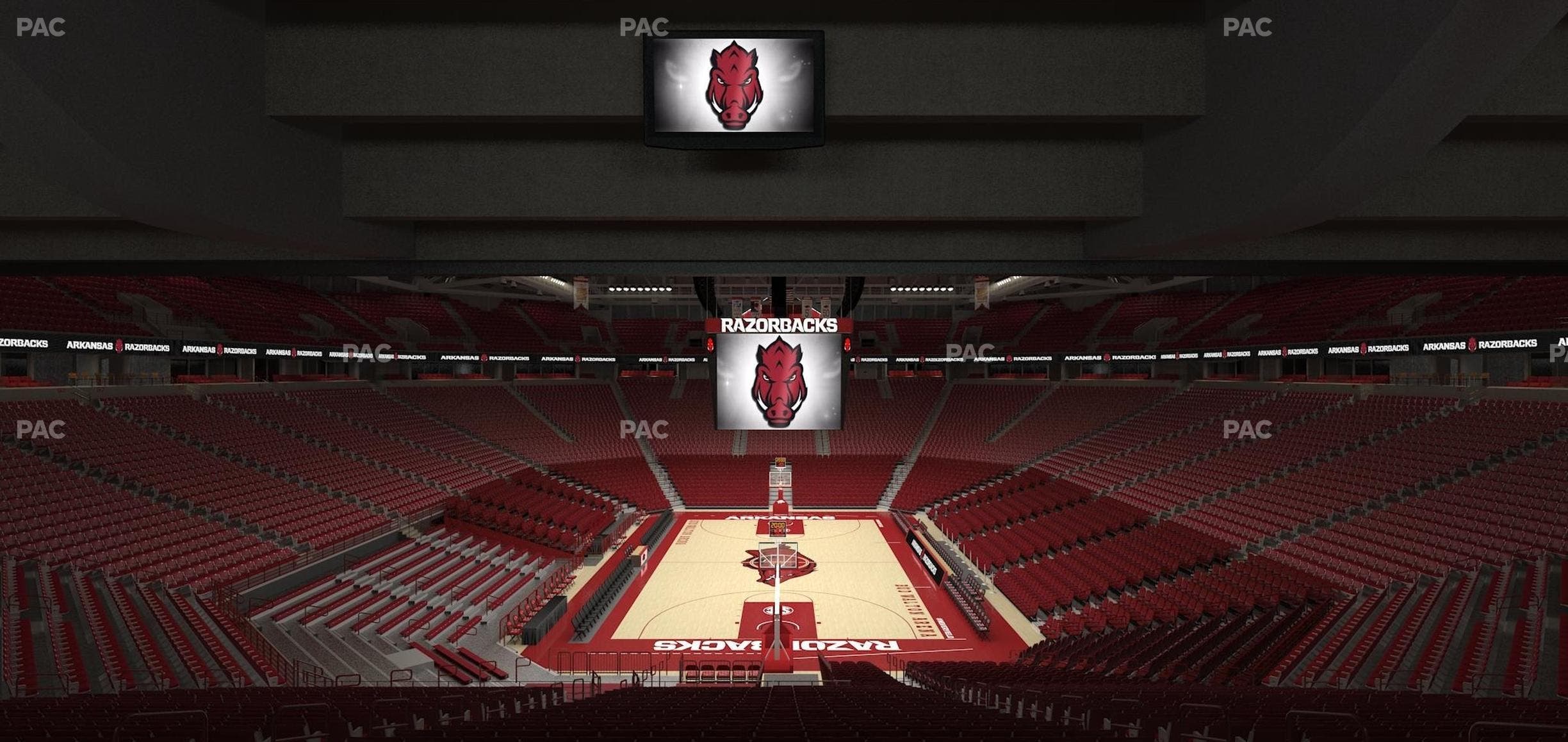 Bud Walton Arena - Section 127 Wc Seat View
