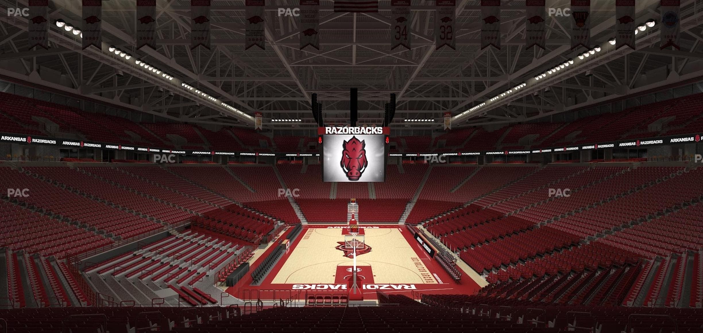 Bud Walton Arena - Section 127 Seat View