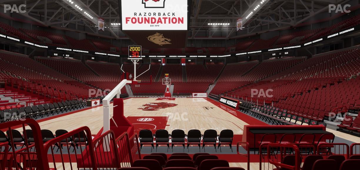 Bud Walton Arena - Section 127 Seat View