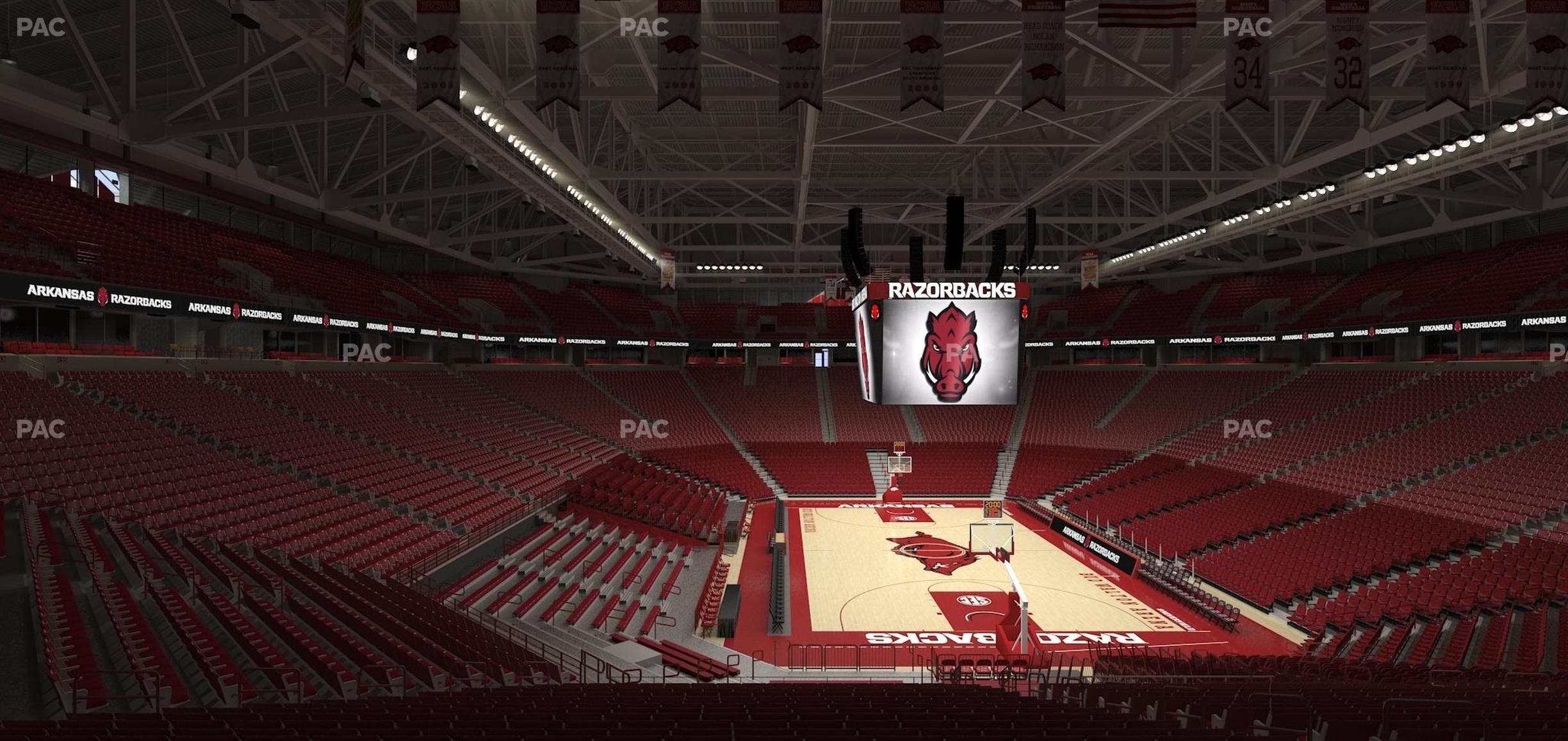 Bud Walton Arena - Section 128 Seat View