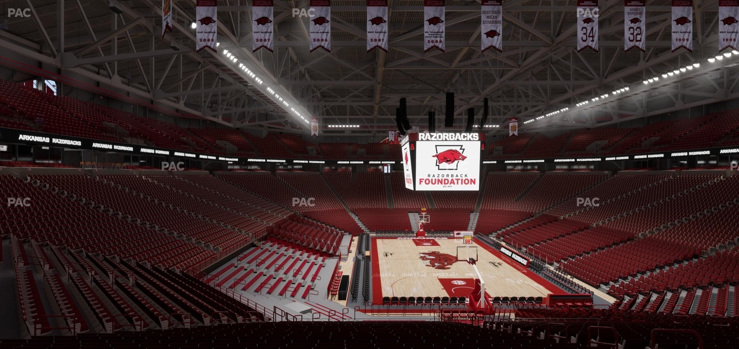 Bud Walton Arena - Section 128 Seat View